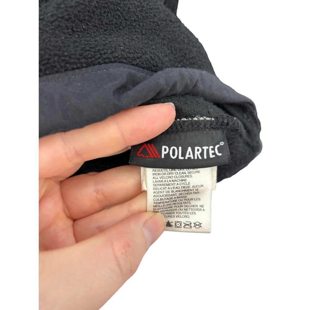The North Face Jacket Womens Medium Denali Fleece Polartec Black Vintage 90s - Picture 6 of 7